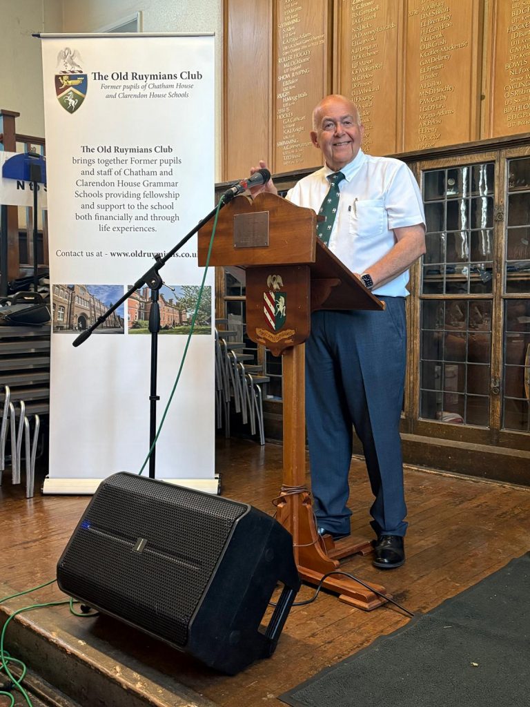 The Hon Sec in full-flow!