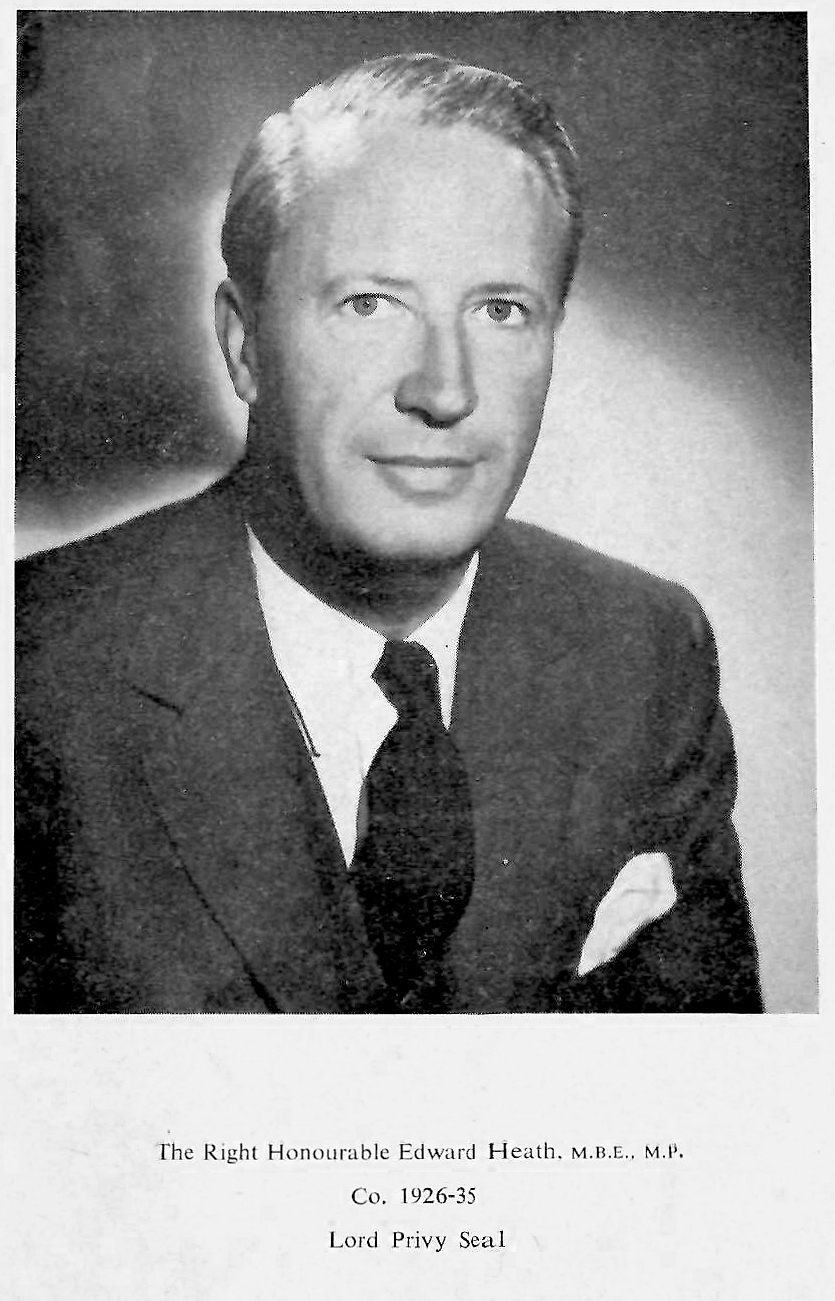 Edward Heath MBE MP Lord Privy Seal Ruym Vol. 25 Number 1, 1960