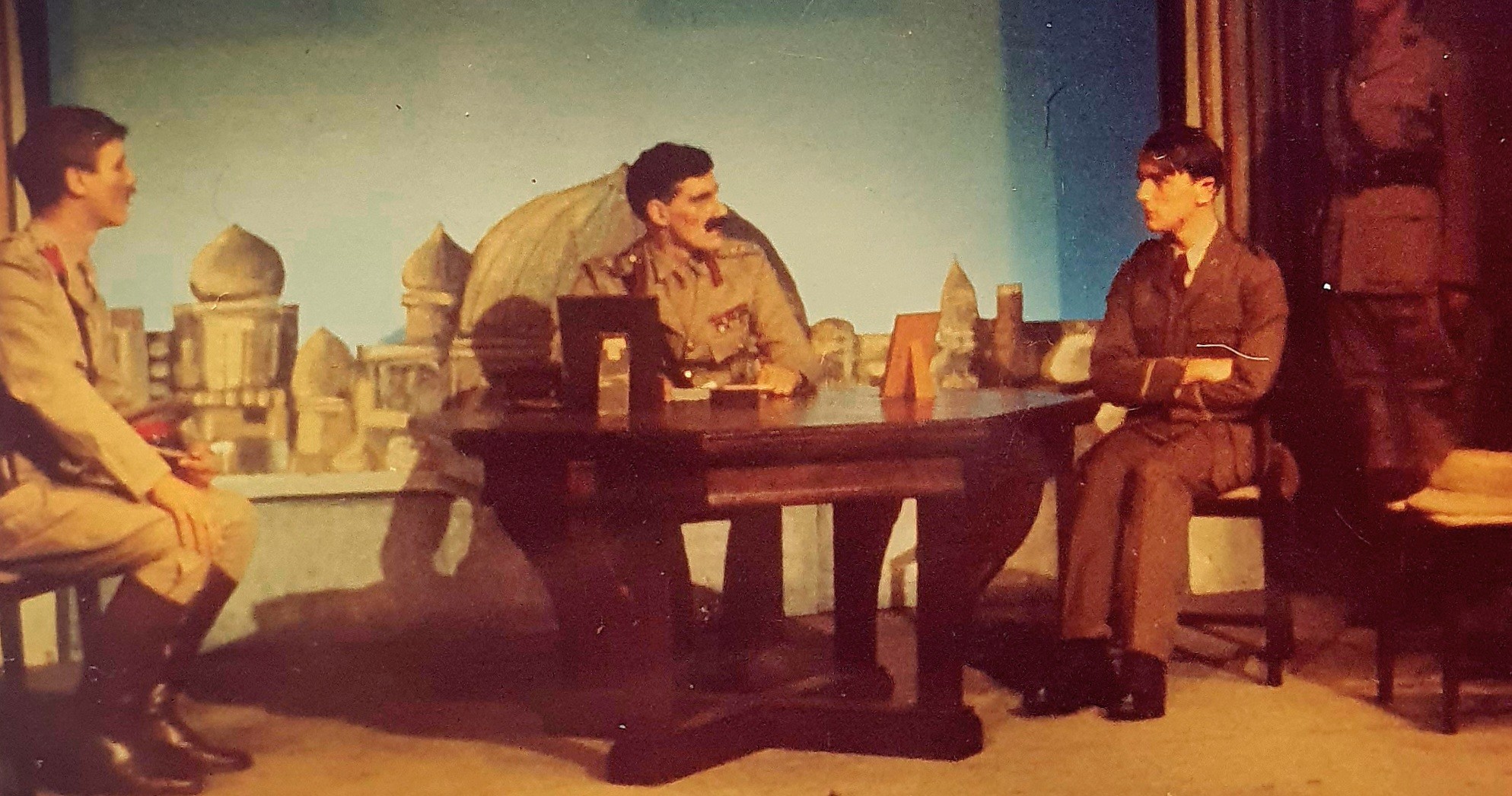 Dramatis personae.. L-R:  A Taylor, AW Thorpe, and KJ Smith as Lawrence